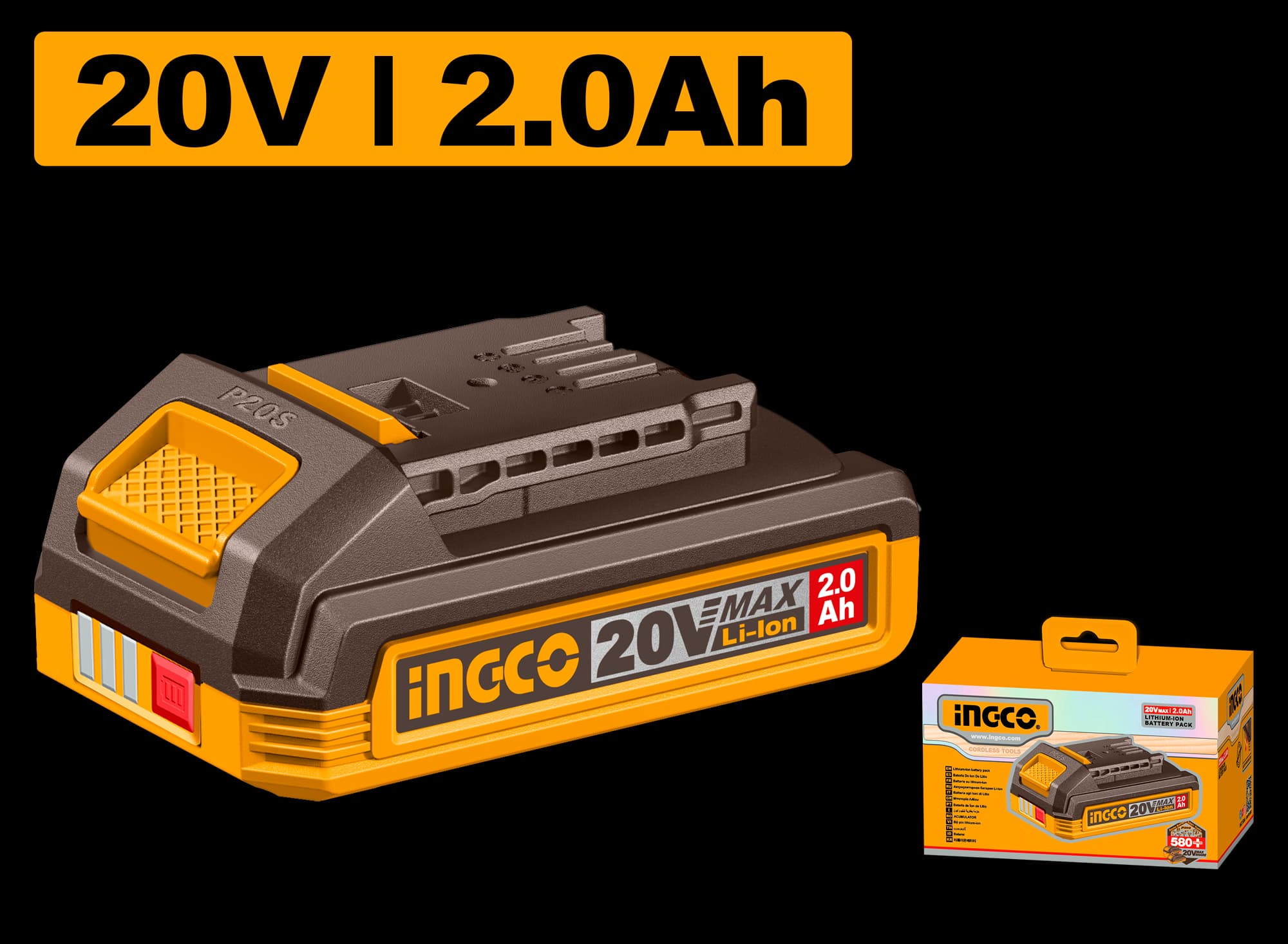 BATERIA LITIO 20V VOLT 2AH